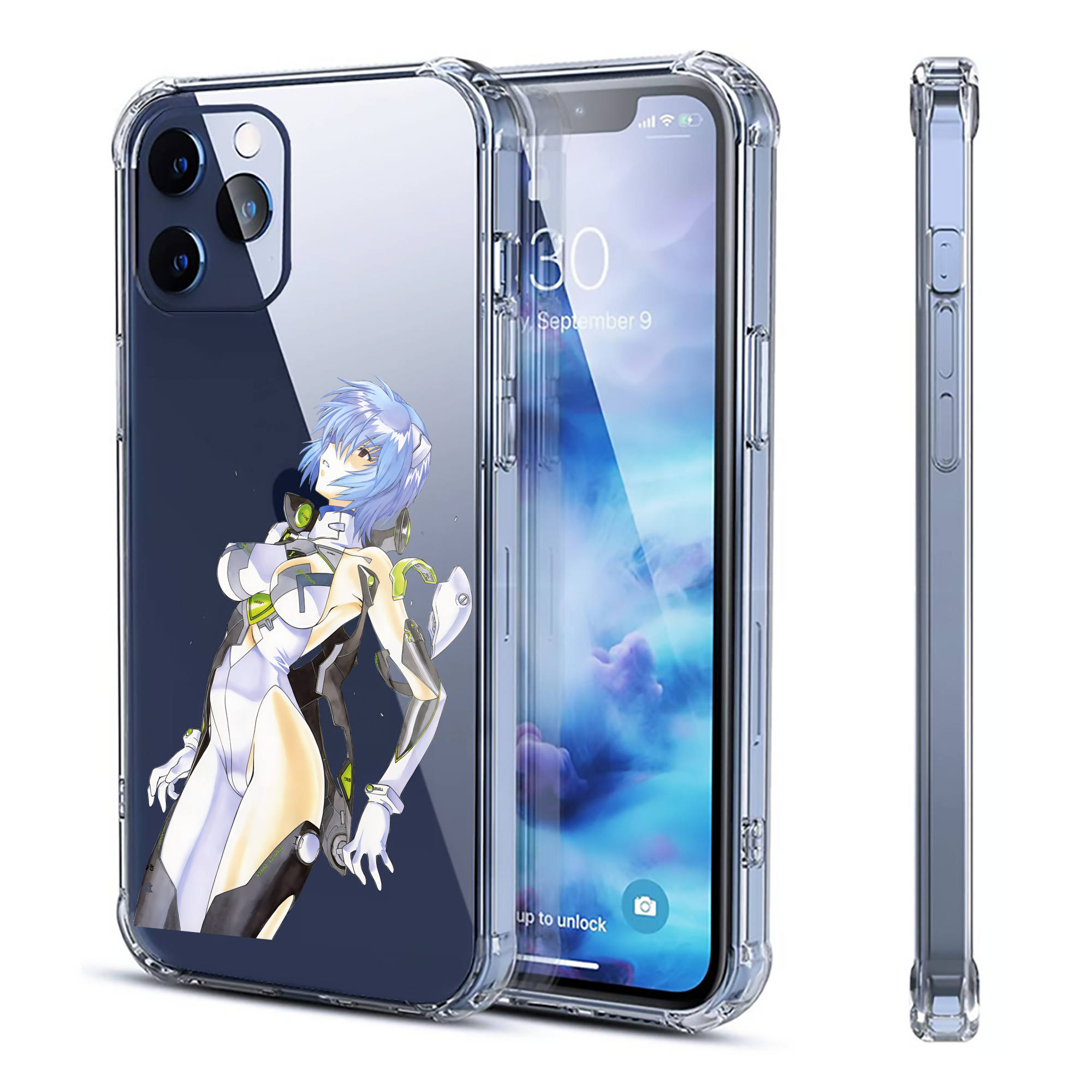 （画像用） EVA 新世紀エヴァンゲリオン 【iPhone 12シリーズ対応】透明スマホケース（クリアソフトケース）